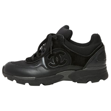 second hand chanel trainers|chanel trainers all black.